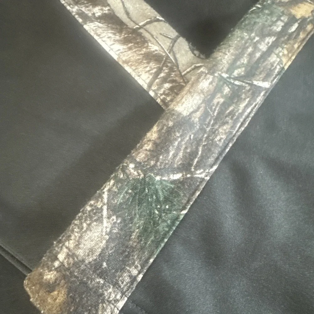 Browning Black & Camo 1/4 Zip Hunting Fleece-Lined‎ Pullover Men's XXL 2X